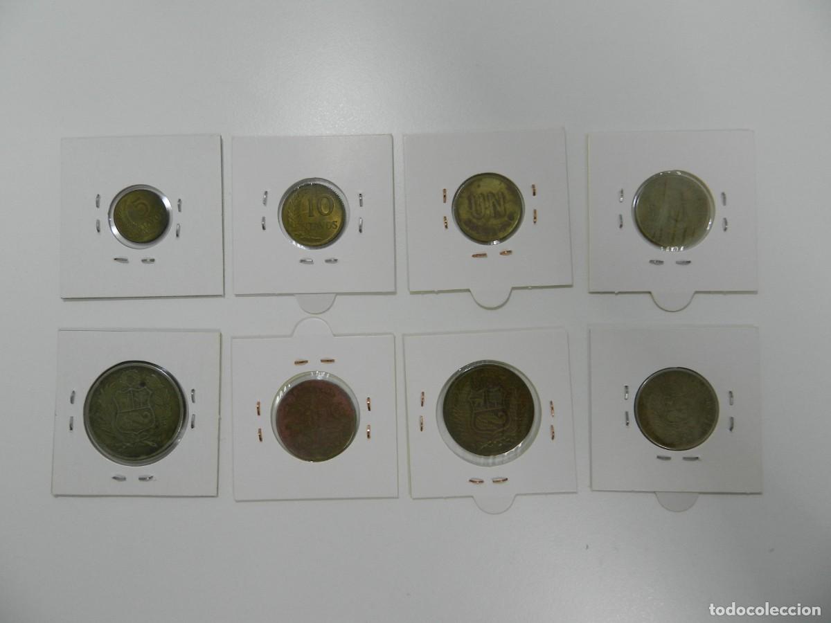 Monedas antiguas de Am&eacute;rica: Lote de 8 monedas de Peru - Foto 2