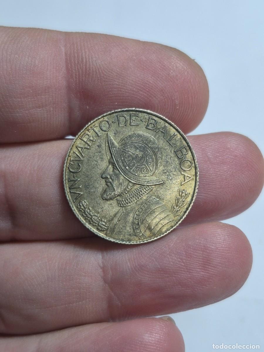 Monedas antiguas de Am&eacute;rica: NT / PANAMA 1/4 BALBOA 1962 PLATA (M1559)