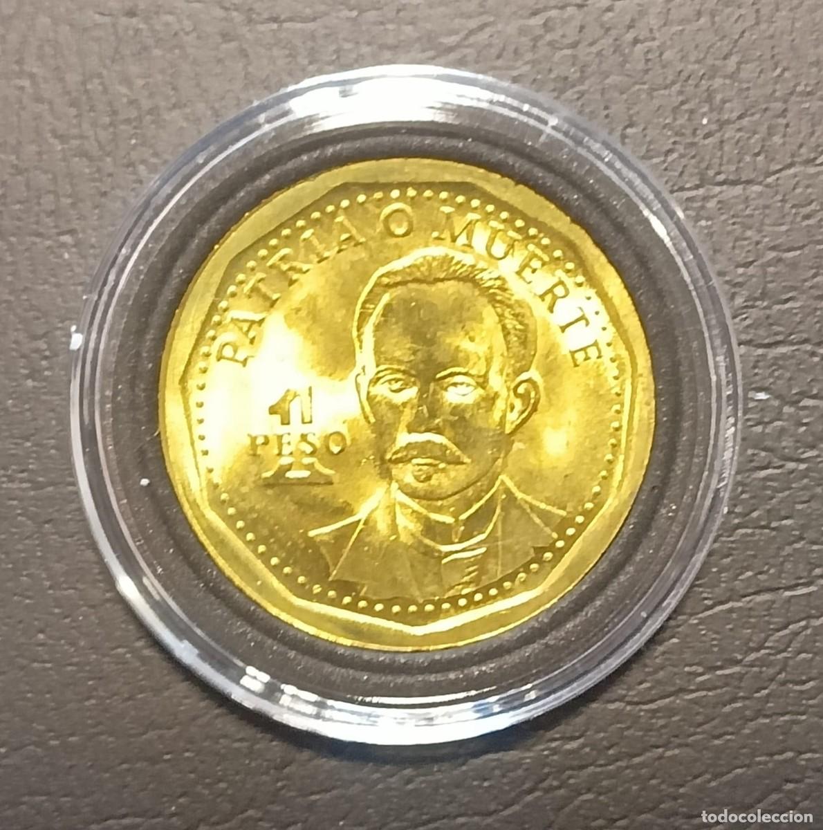 Monedas antiguas de Am&eacute;rica: Cuba, Moneda 1 Peso 2016