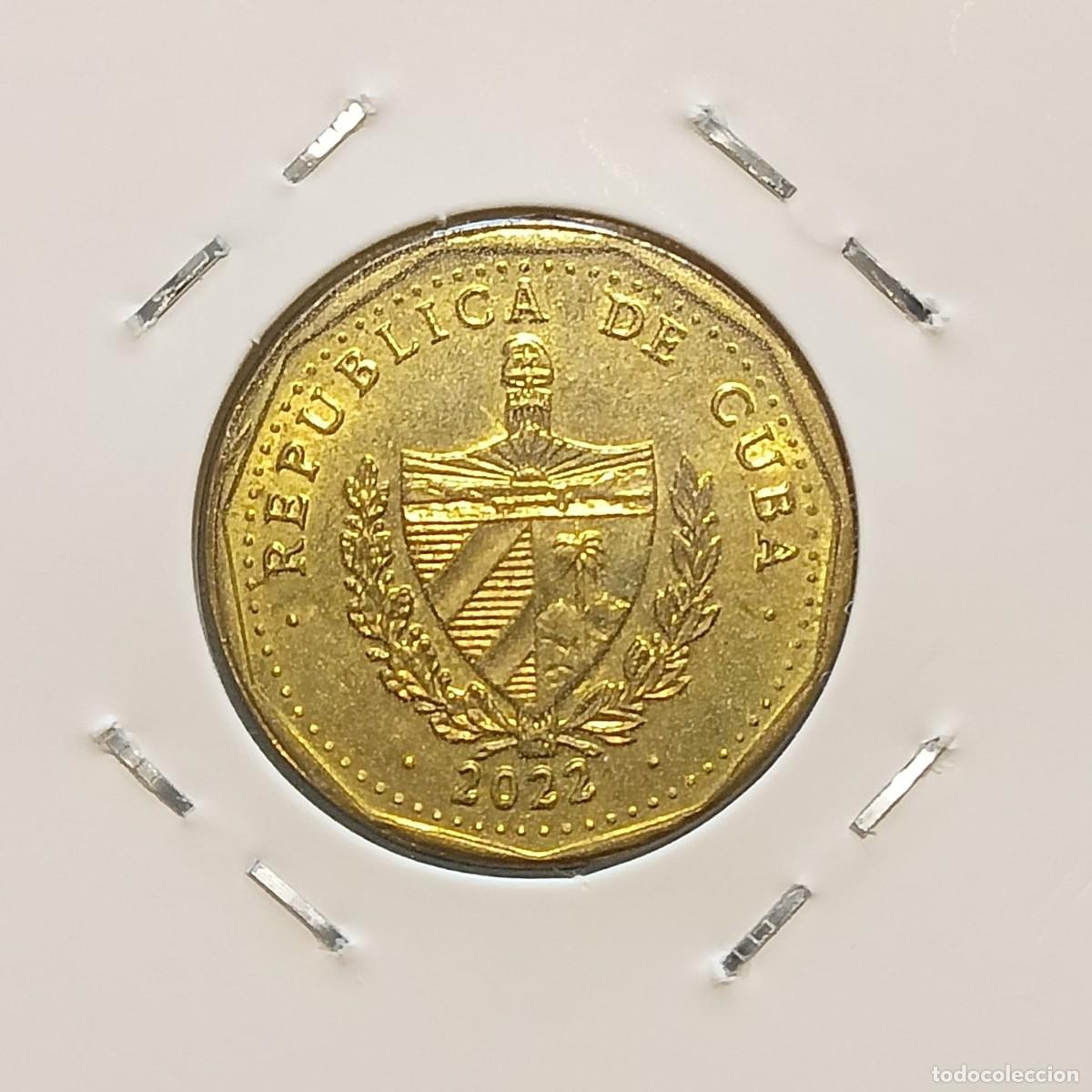 Monedas antiguas de Am&eacute;rica: Cuba, Moneda 1 Peso 2022 - Foto 2
