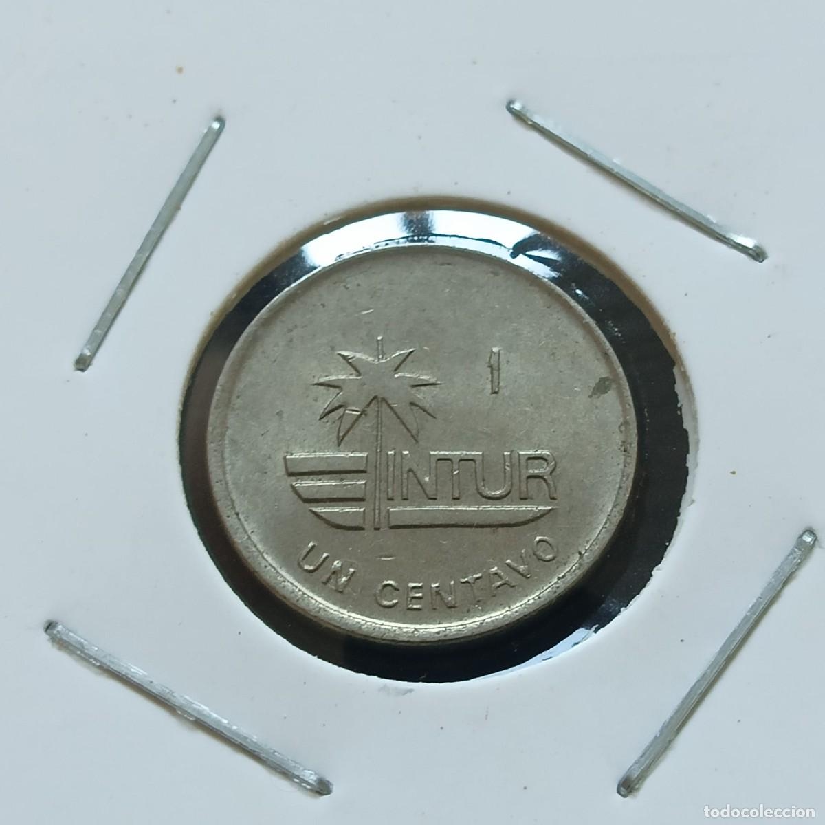 Monedas antiguas de Am&eacute;rica: Cuba, Moneda 1 Centavos 1988 Intur