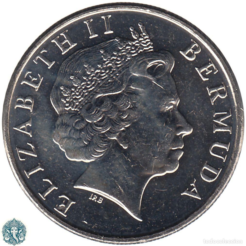Monedas antiguas de Am&eacute;rica: BERMUDAS 5 Centavos 2000 KM#108 - Foto 2