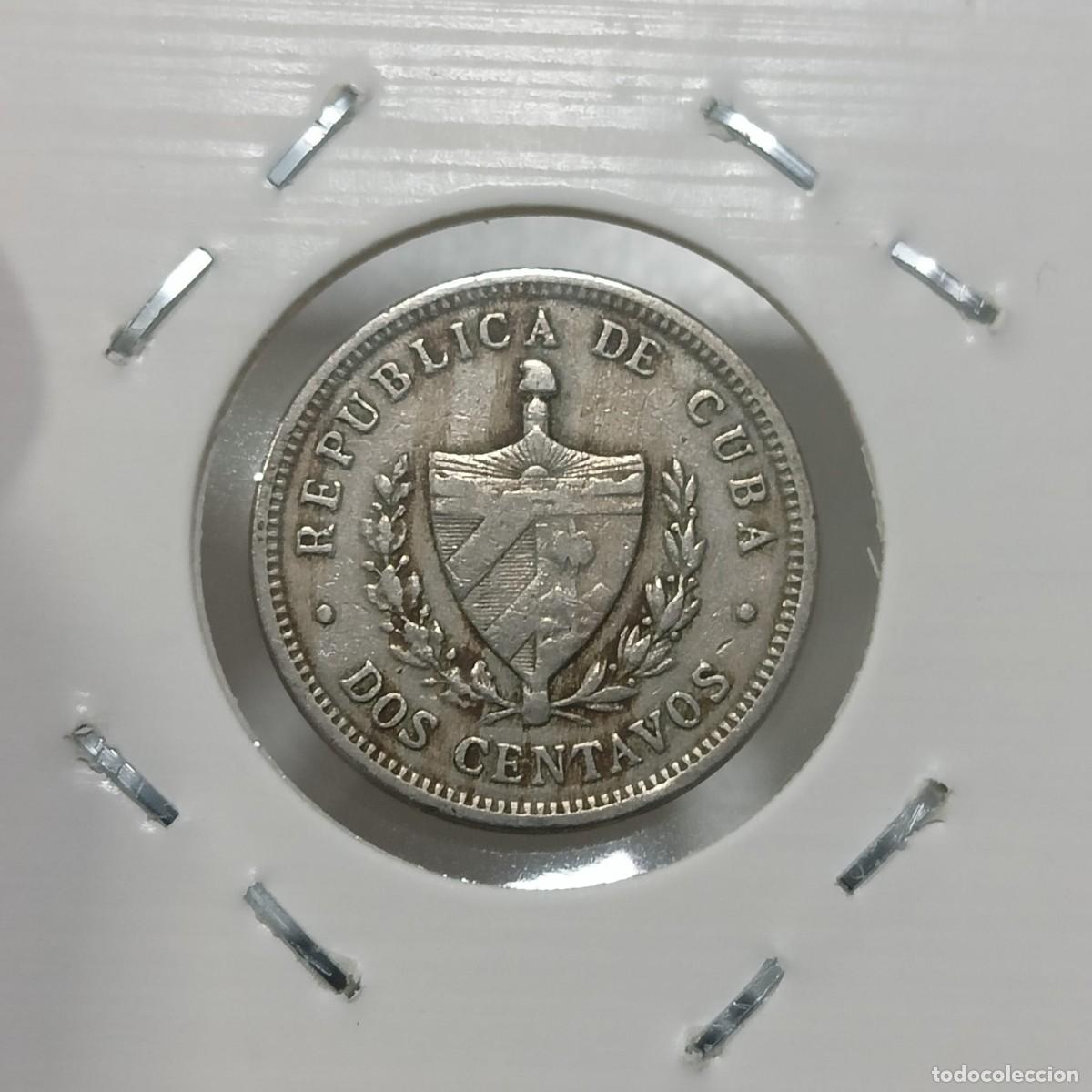 Monedas antiguas de Am&eacute;rica: Cuba, Moneda 2 Centavos 1916 - Foto 2
