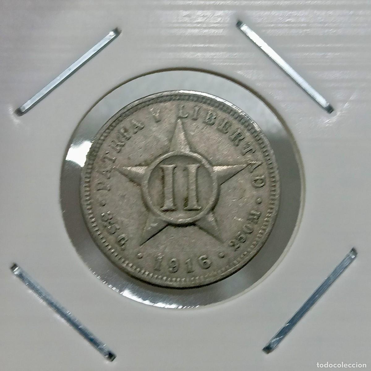 Monedas antiguas de Am&eacute;rica: Cuba, Moneda 2 Centavos 1916
