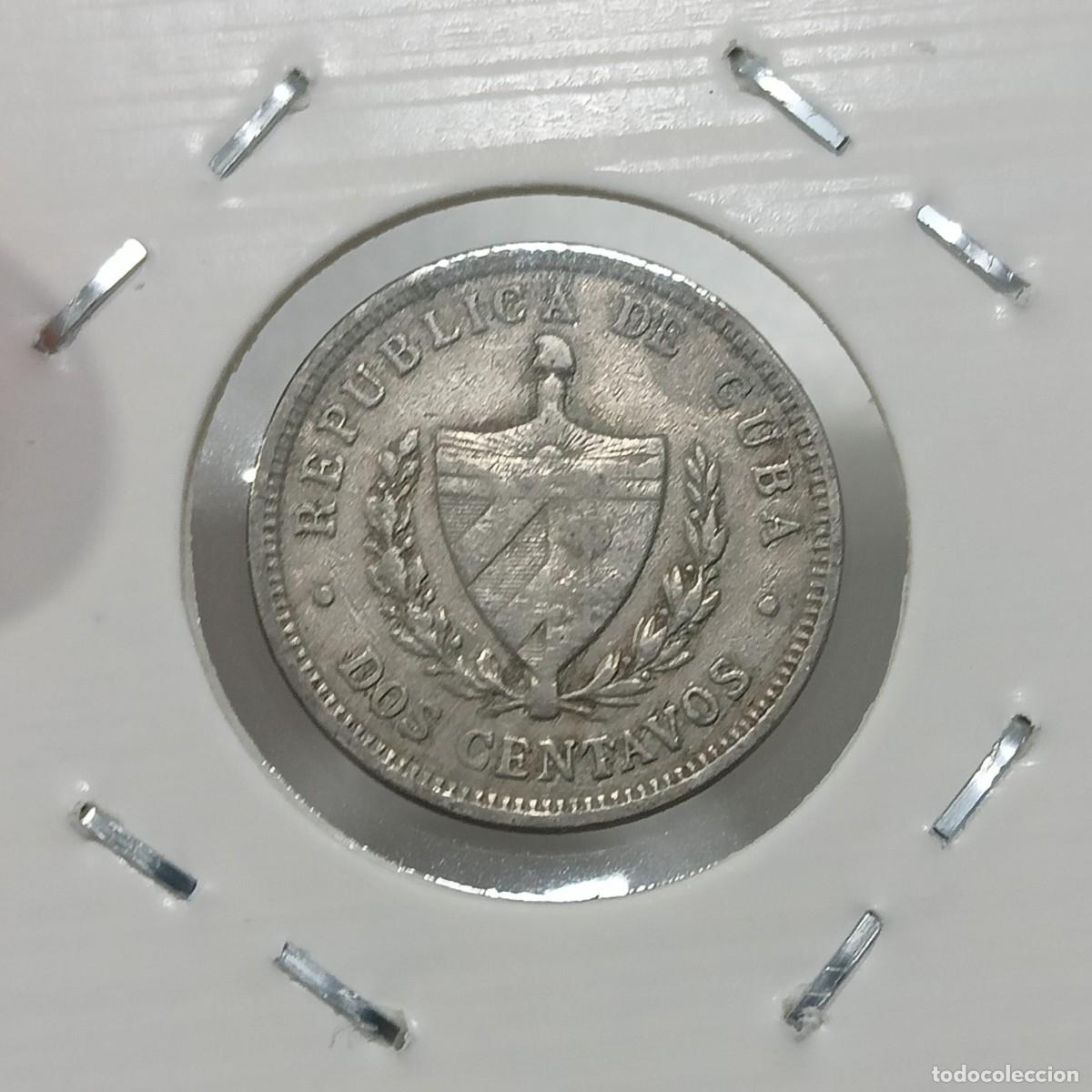 Monedas antiguas de Am&eacute;rica: Cuba, Moneda 2 Centavos 1916 - Foto 2