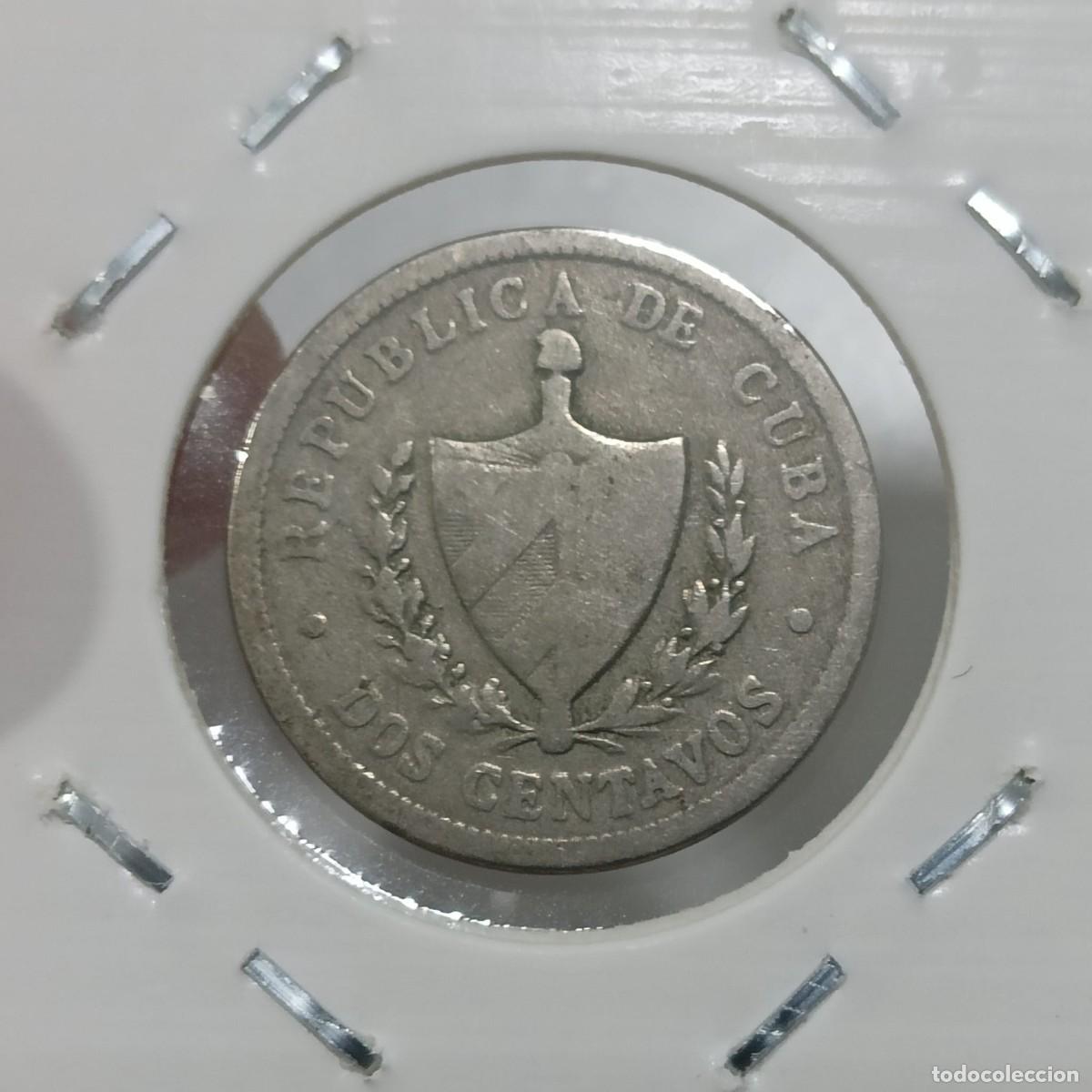 Monedas antiguas de Am&eacute;rica: Cuba, Moneda 2 Centavos 1915 - Foto 2