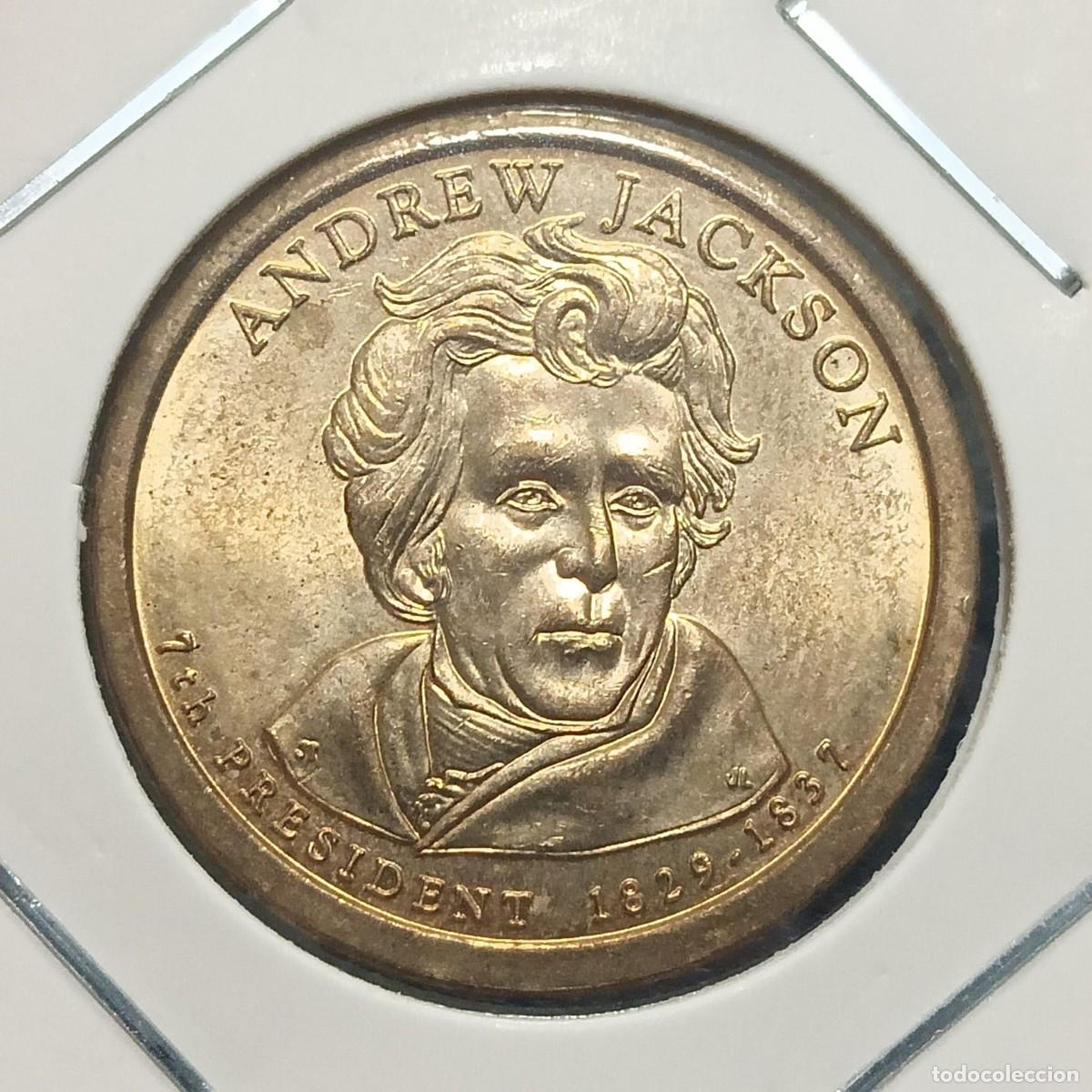 Monedas antiguas de Am&eacute;rica: Dolar Presidencial (Andrew Jackson)