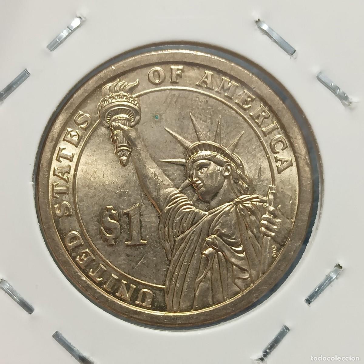 Monedas antiguas de Am&eacute;rica: Dolar Presidencial (Abraham Lincoln)