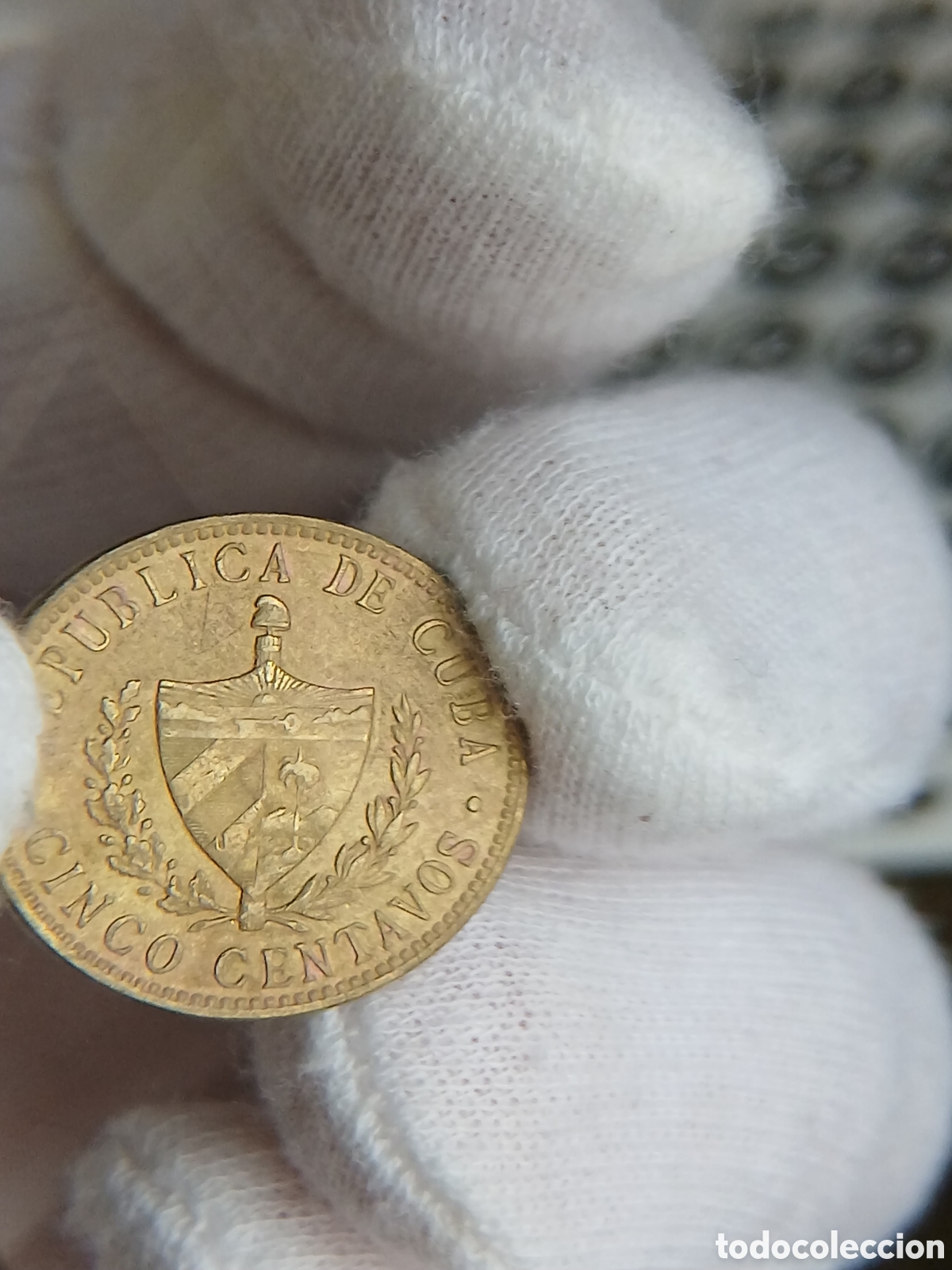 Monedas antiguas de Am&eacute;rica: L214M36. CUBA,5cv 1943