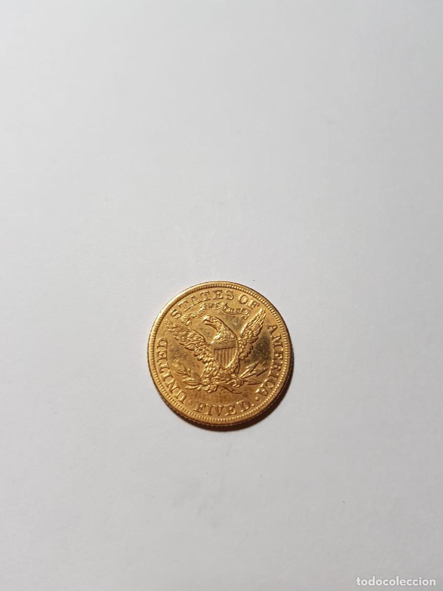 Monedas antiguas de Am&eacute;rica: ESTADOS UNIDOS-5 DOLARES-1885