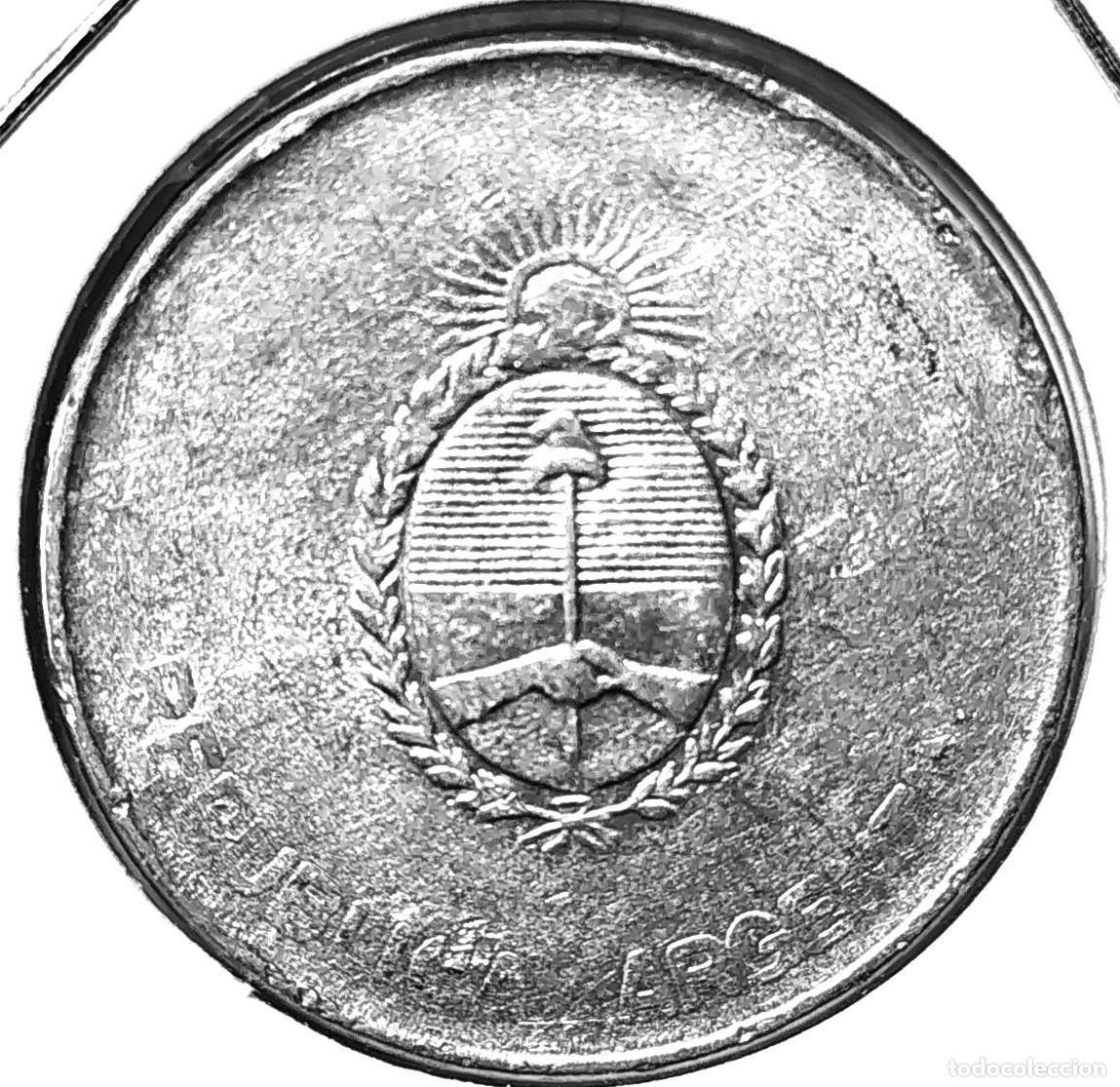 Monedas antiguas de Am&eacute;rica: ARGENTINA (1985-1991) - 1000 AUSTRALES 1991 - AUSTRAL - C - 2 GR. ALUMINIO - DIAMETRO 24 mm - KM#105