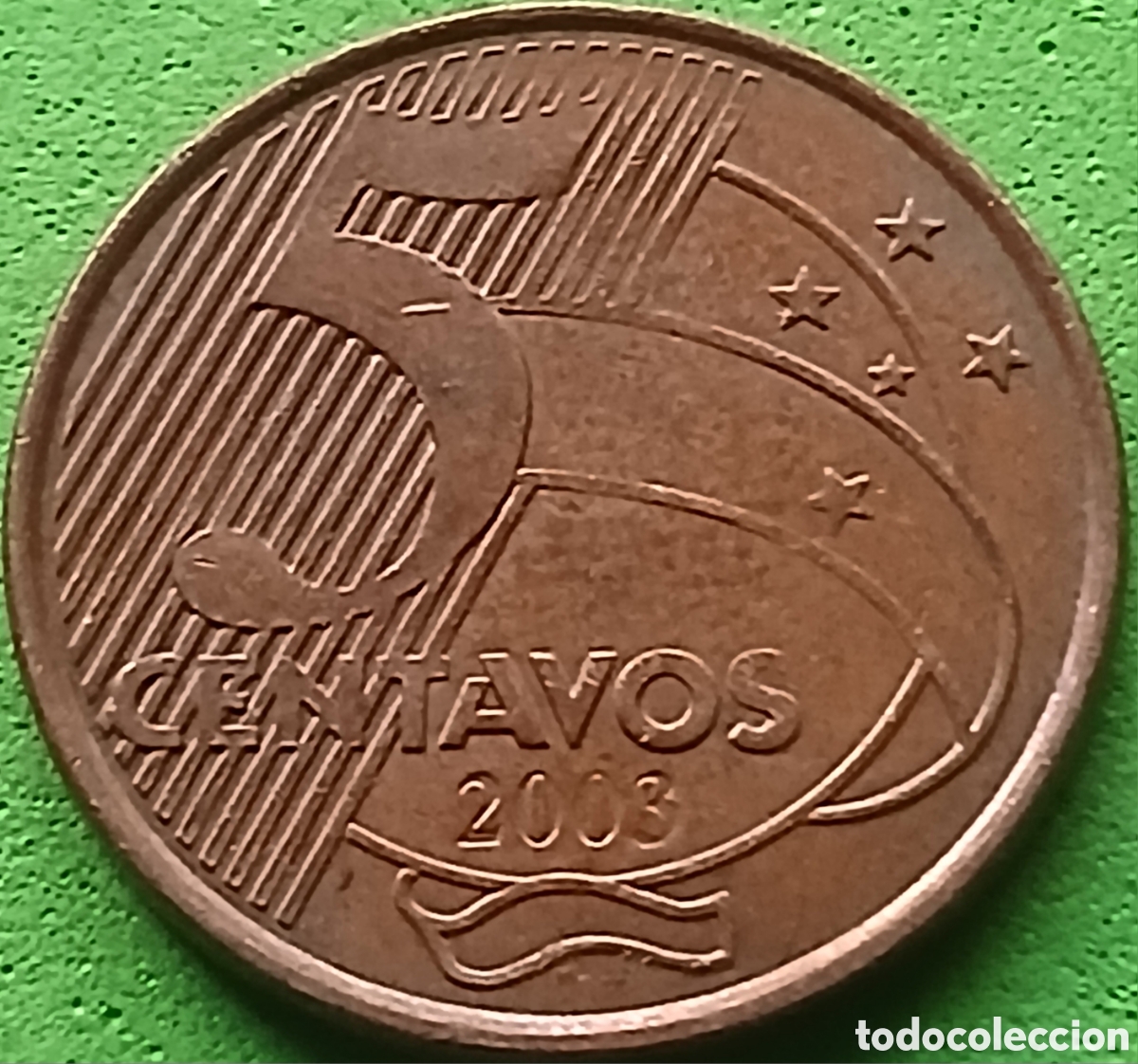 Monedas antiguas de Am&eacute;rica: Brasil 5 centavos 2003 km#648