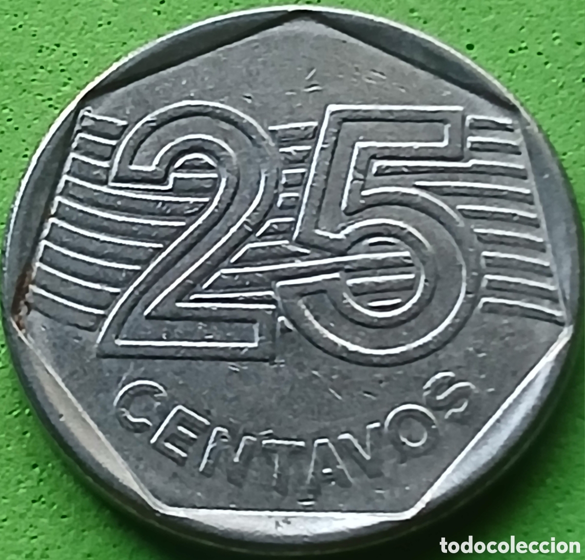 Monedas antiguas de Am&eacute;rica: Brasil 25 centavos 1995 km#634