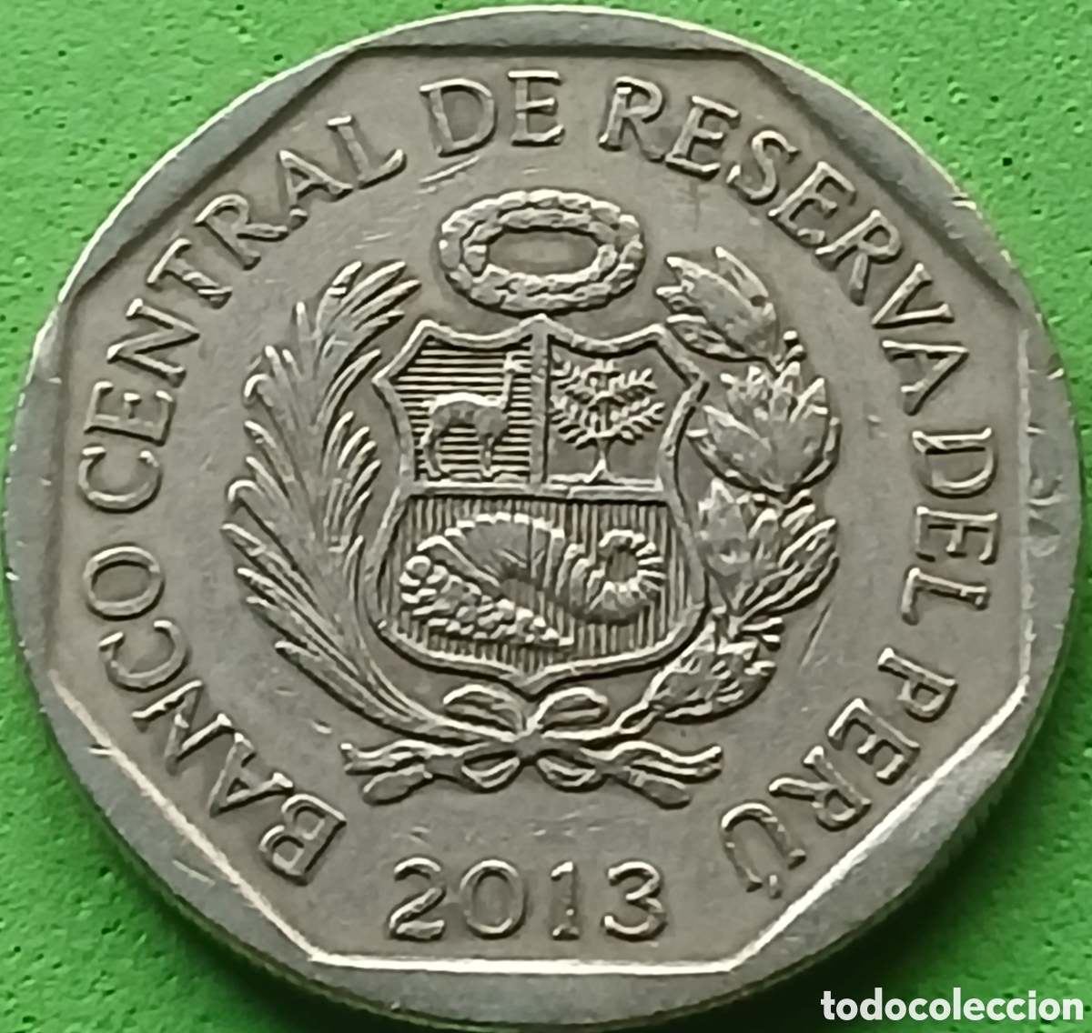 Monedas antiguas de Am&eacute;rica: Per&uacute; 1 nuevo sol 2013 km#366