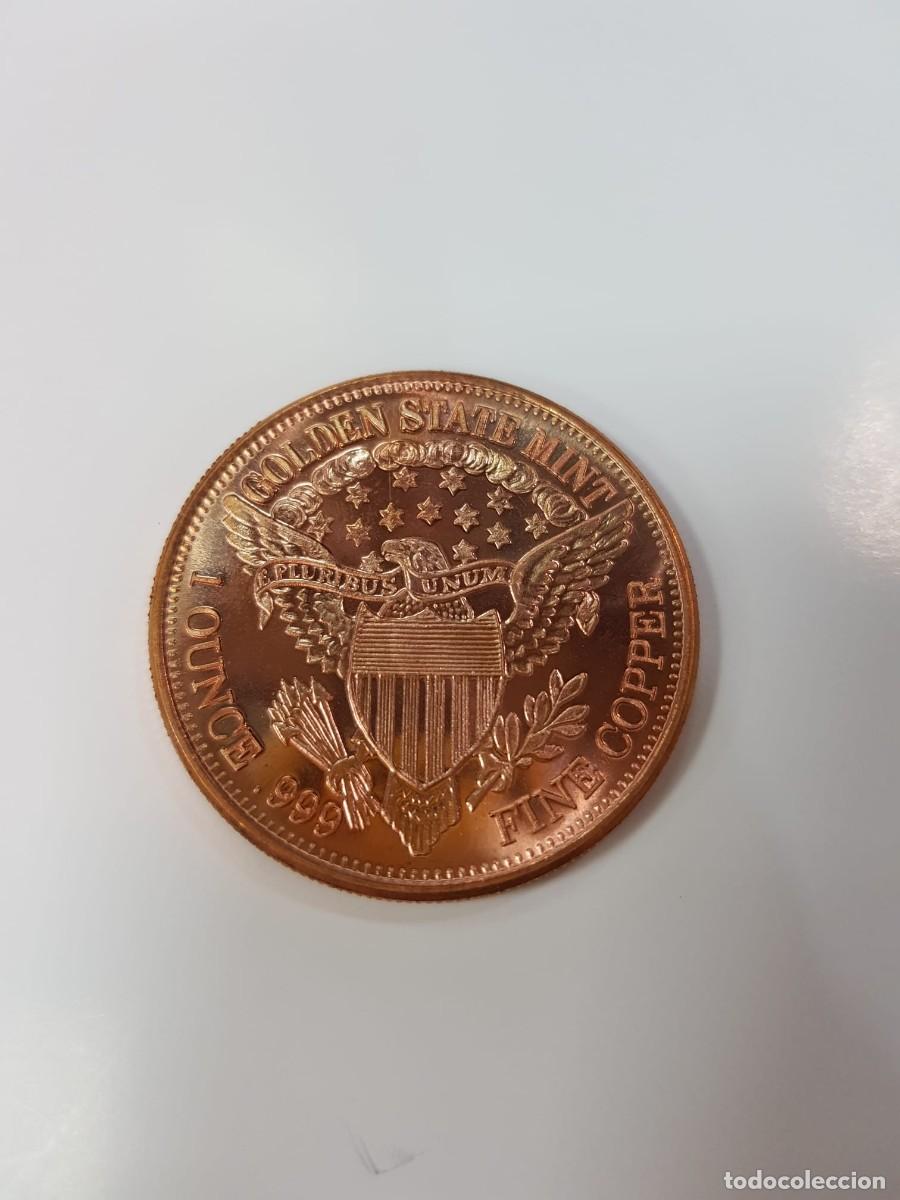 Monedas antiguas de Am&eacute;rica: ESTADOS UNIDOS-1 ONZA-COBRE-.999