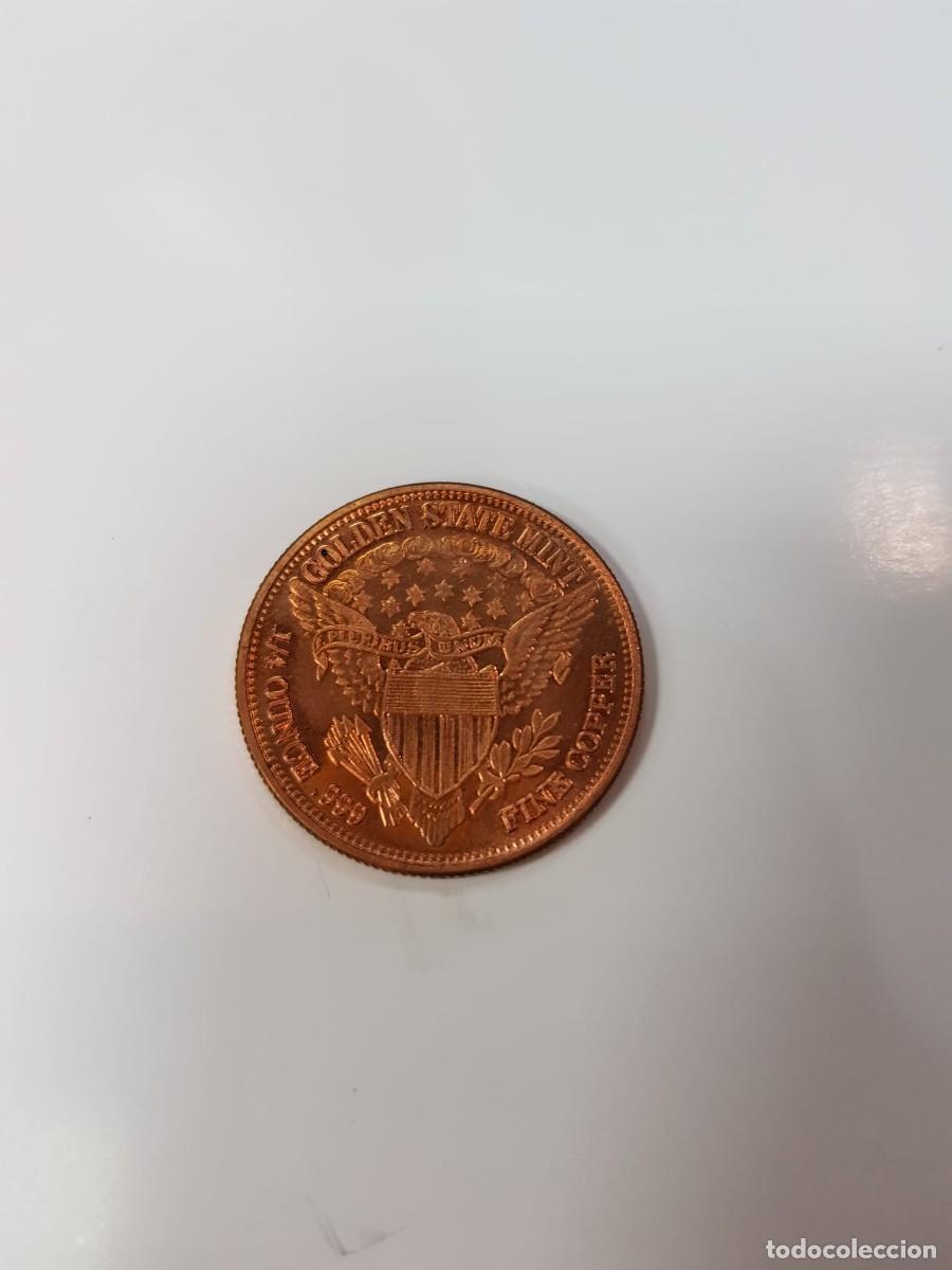 Monedas antiguas de Am&eacute;rica: ESTADOS UNIDOS-1/4 ONZA-COBRE-.999