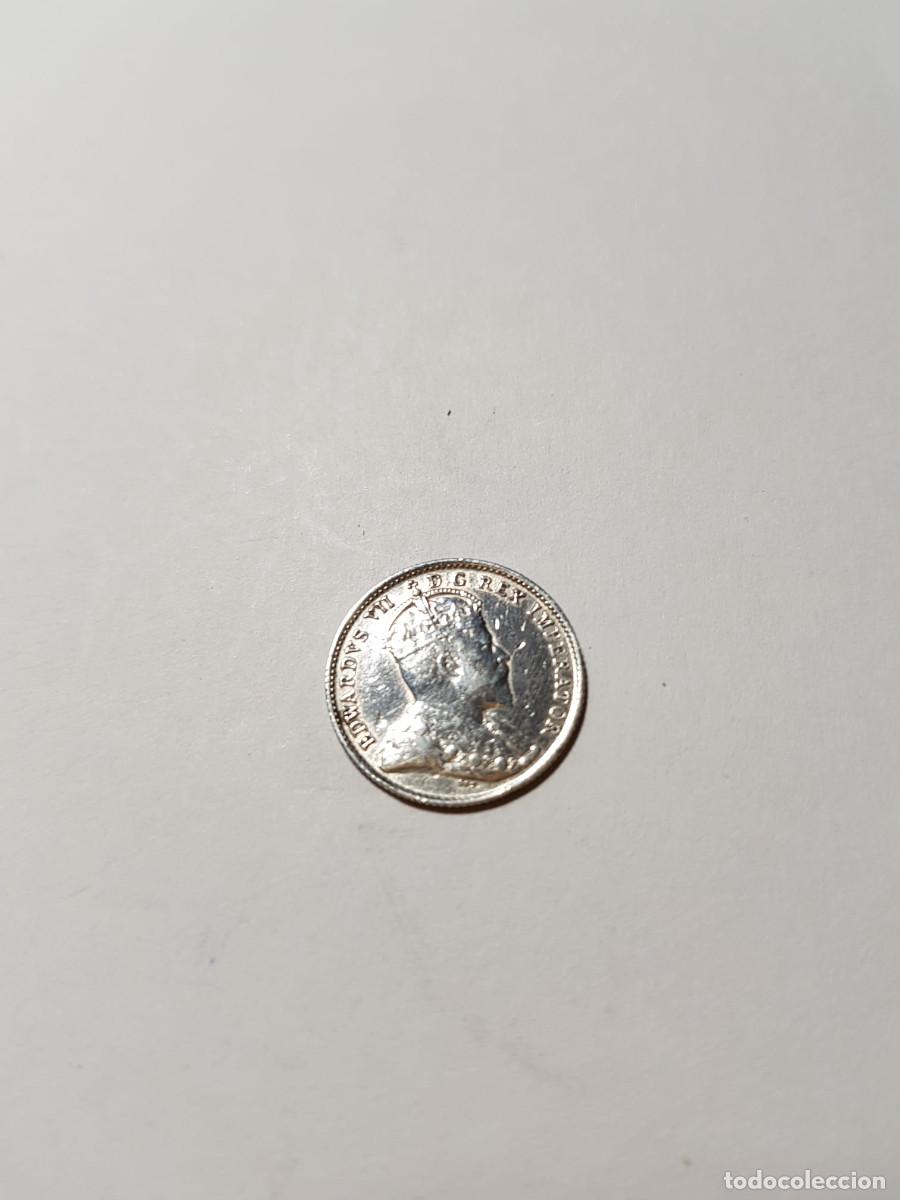 Monedas antiguas de Am&eacute;rica: TERRANOVA-CANADA-5CENT-1903-PLATA