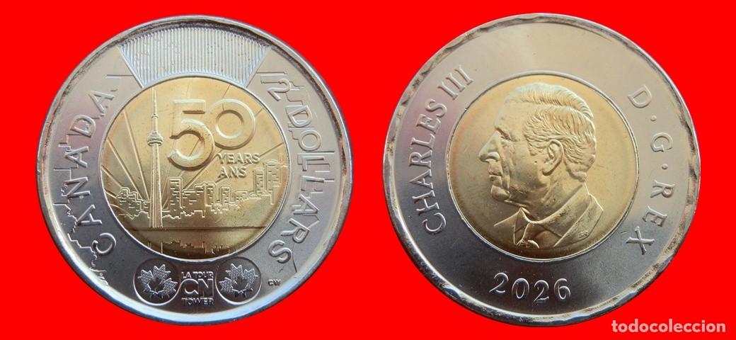 Monedas antiguas de Am&eacute;rica: 2 DOLARES 2026 TOWER SIN CIRCULAR CANADA-9201SC
