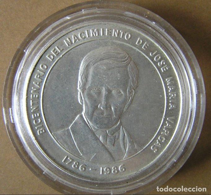 Monedas antiguas de Am&eacute;rica: VENEZUELA - 100 BOLIVARES DE PLATA 1986 - BICENTENARIO DEL NACIMIENTO DEJOSE MAR&Iacute;A VARGAS