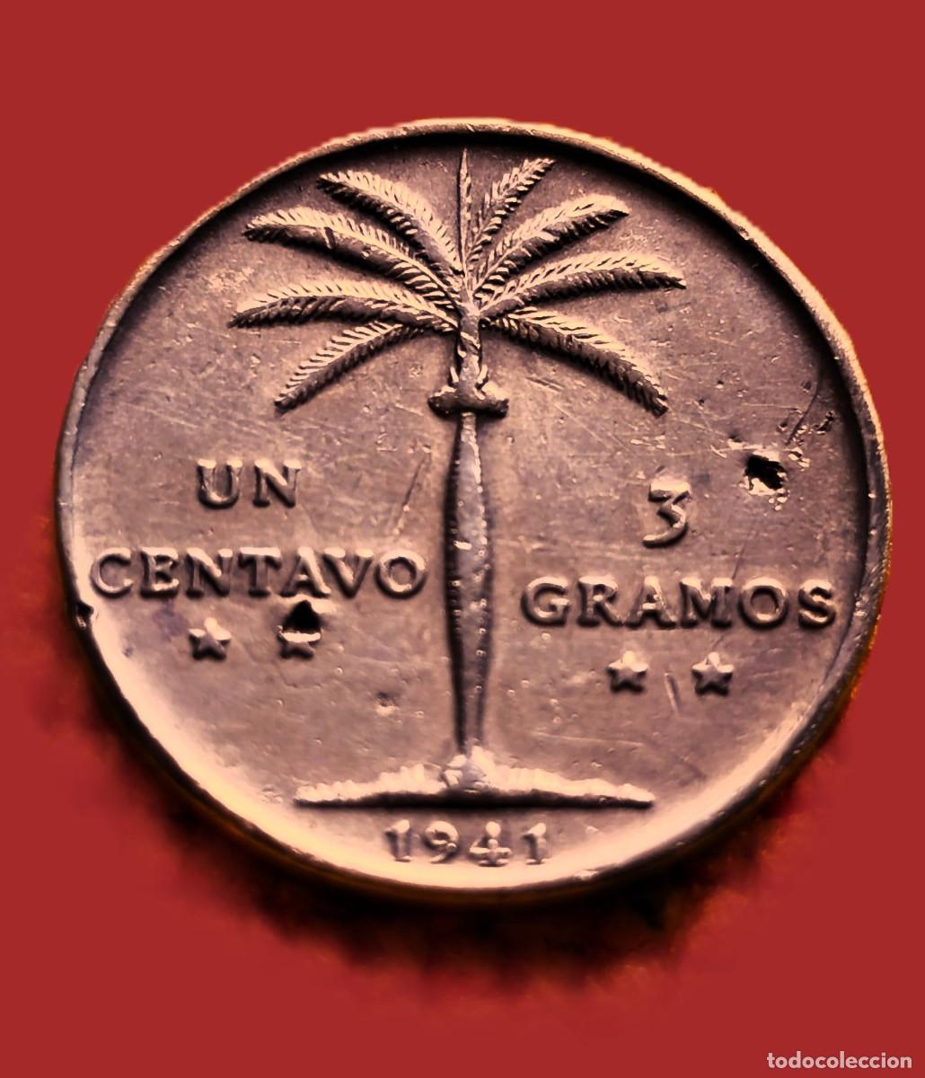 Monedas antiguas de Am&eacute;rica: Rep&uacute;blica Dominicana . 1 centavo 1941