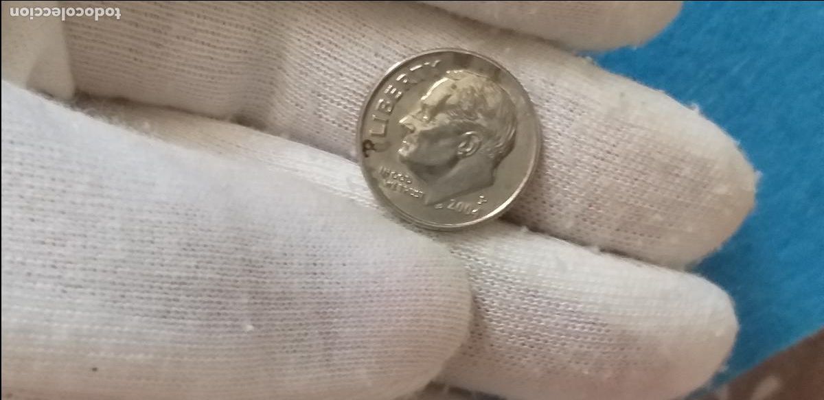 Monedas antiguas de Am&eacute;rica: MONEDA USA. Estados Unidos. ONE DIME. A&Ntilde;O 2004. P. 10 centavos