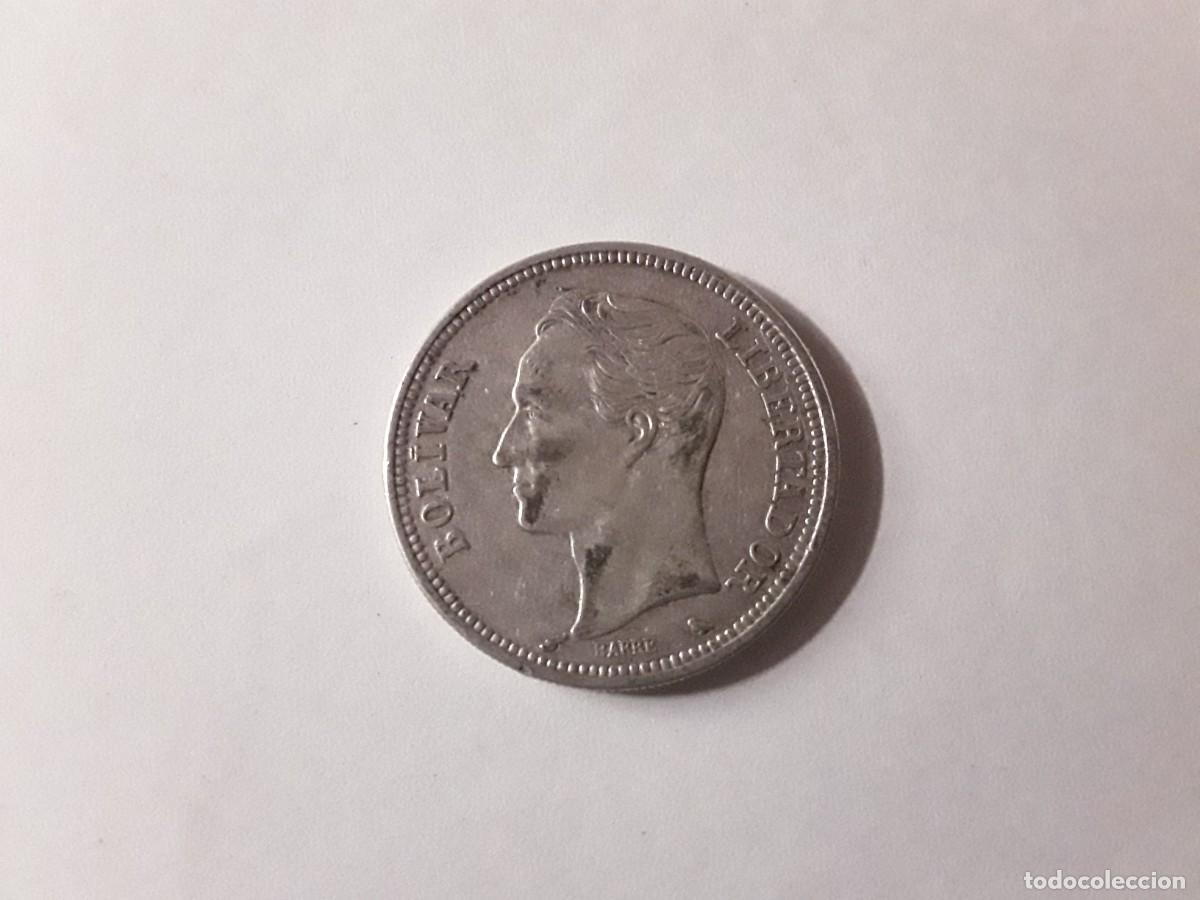 Monedas antiguas de Am&eacute;rica: VENEZUELA - 2 BOLIVARES DE PLATA A&Ntilde;O 1960.