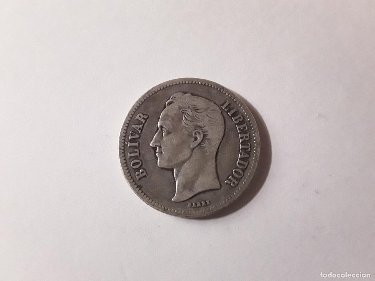 Monedas antiguas de Am&eacute;rica: VENEZUELA - 2 BOLIVARES DE PLATA A&Ntilde;O 1935.