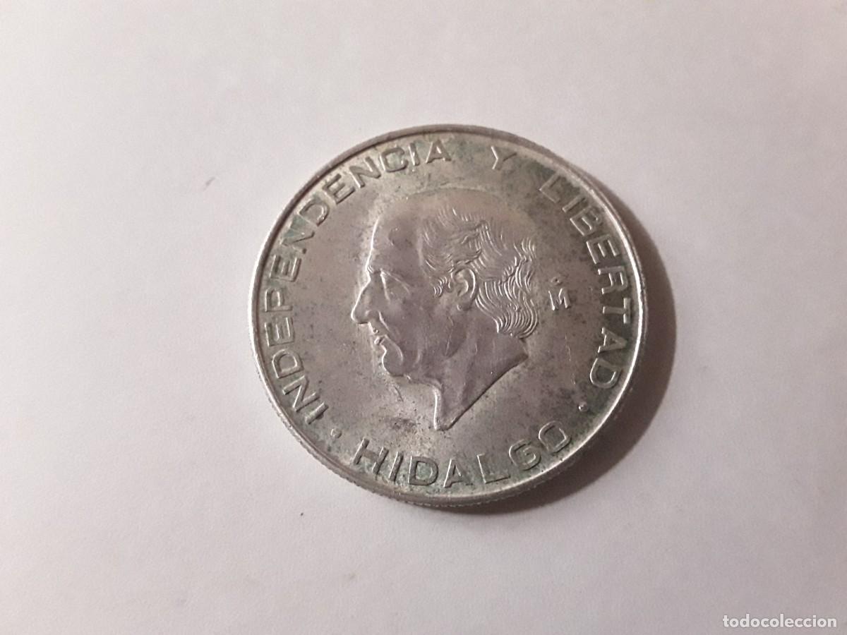 Monedas antiguas de Am&eacute;rica: MEXICO - 5 PESOS DE PLATA HIDALGO A&Ntilde;O 1955.