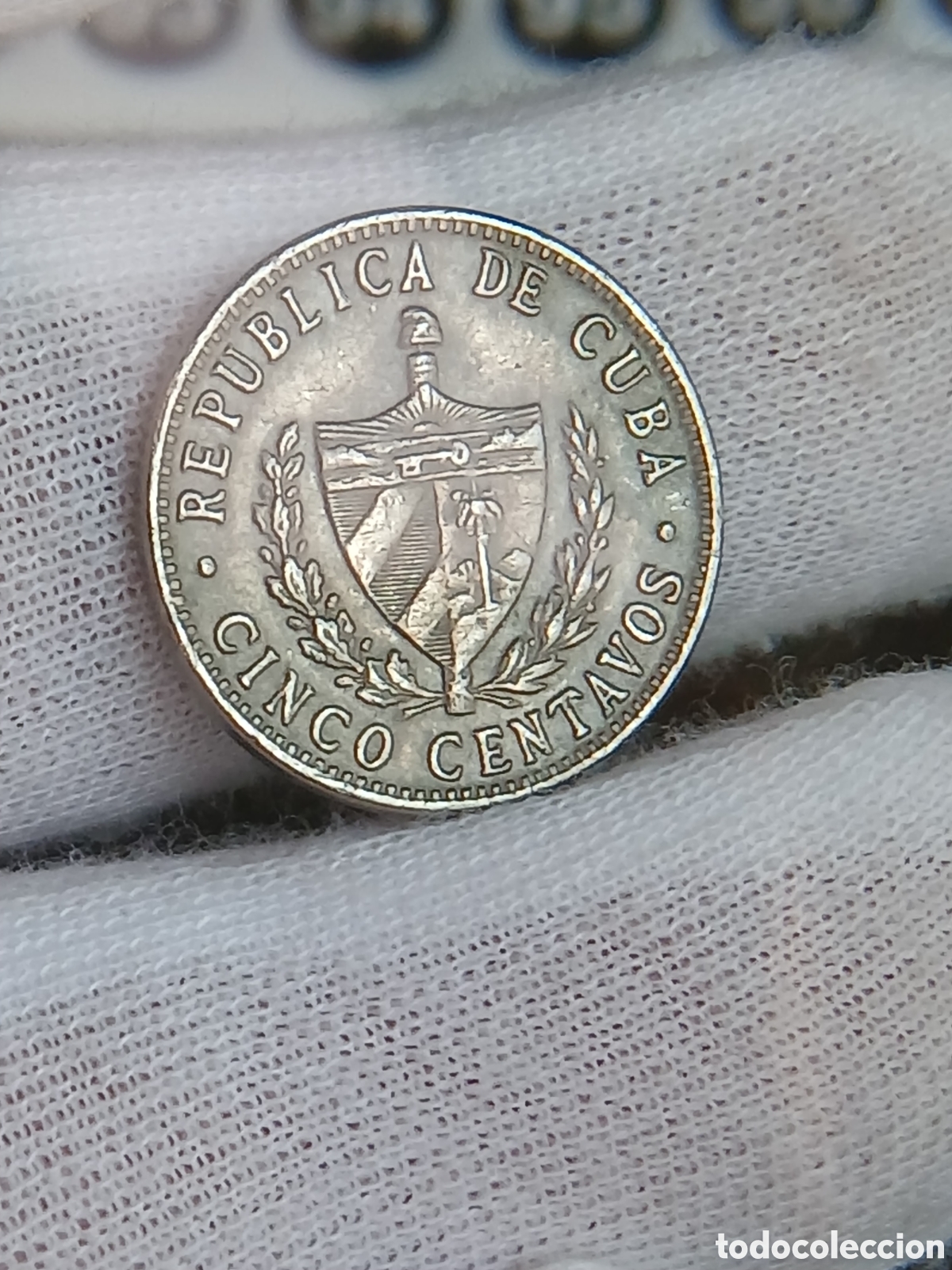 Monedas antiguas de Am&eacute;rica: L220M37.Cuba 5 cv 1961