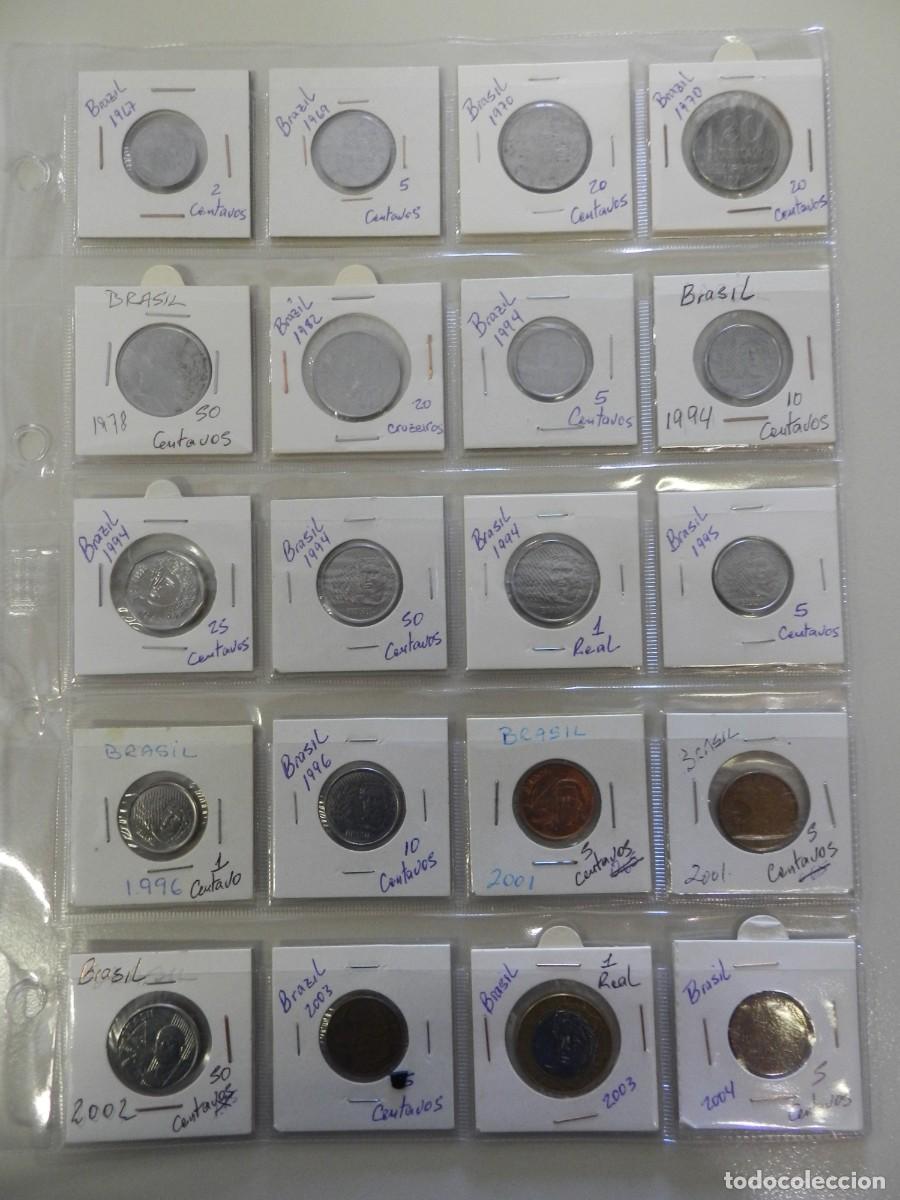 Monedas antiguas de Am&eacute;rica: Lote de monedas de Brasil