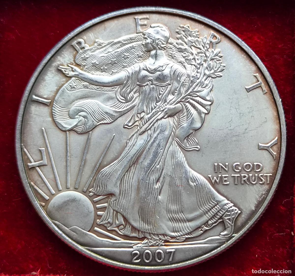 Monedas antiguas de Am&eacute;rica: USA / ESTADOS UNIDOS. ONZA TROY PLATA. Ag / A&ntilde;o 2007