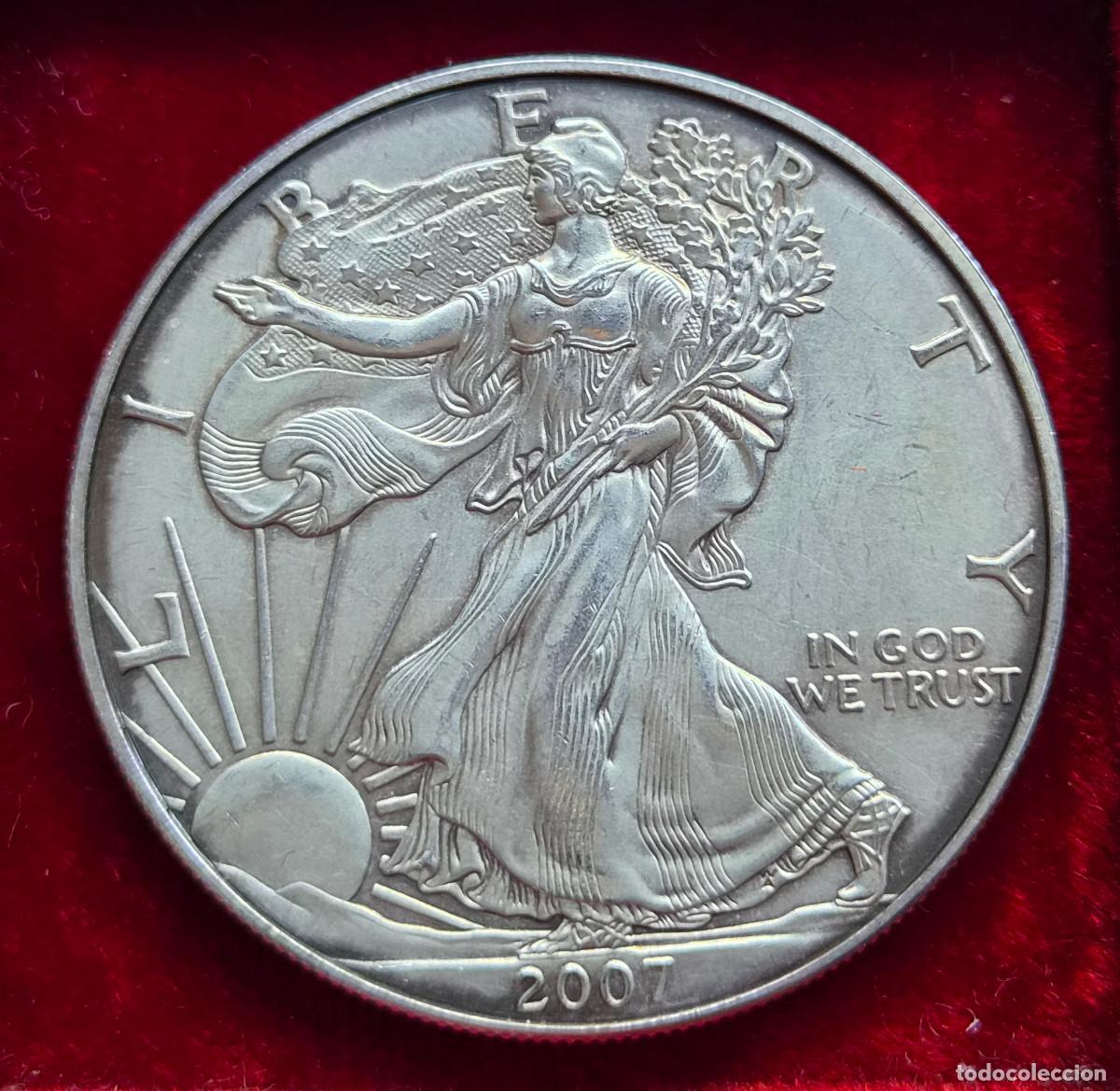 Monedas antiguas de Am&eacute;rica: USA / ESTADOS UNIDOS. ONZA TROY PLATA. Ag / A&ntilde;o 2007