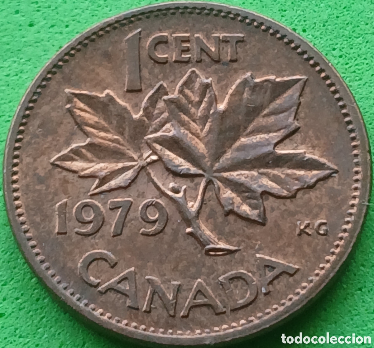 Monedas antiguas de Am&eacute;rica: Canad&aacute; 1 cent 1979 km#59.2