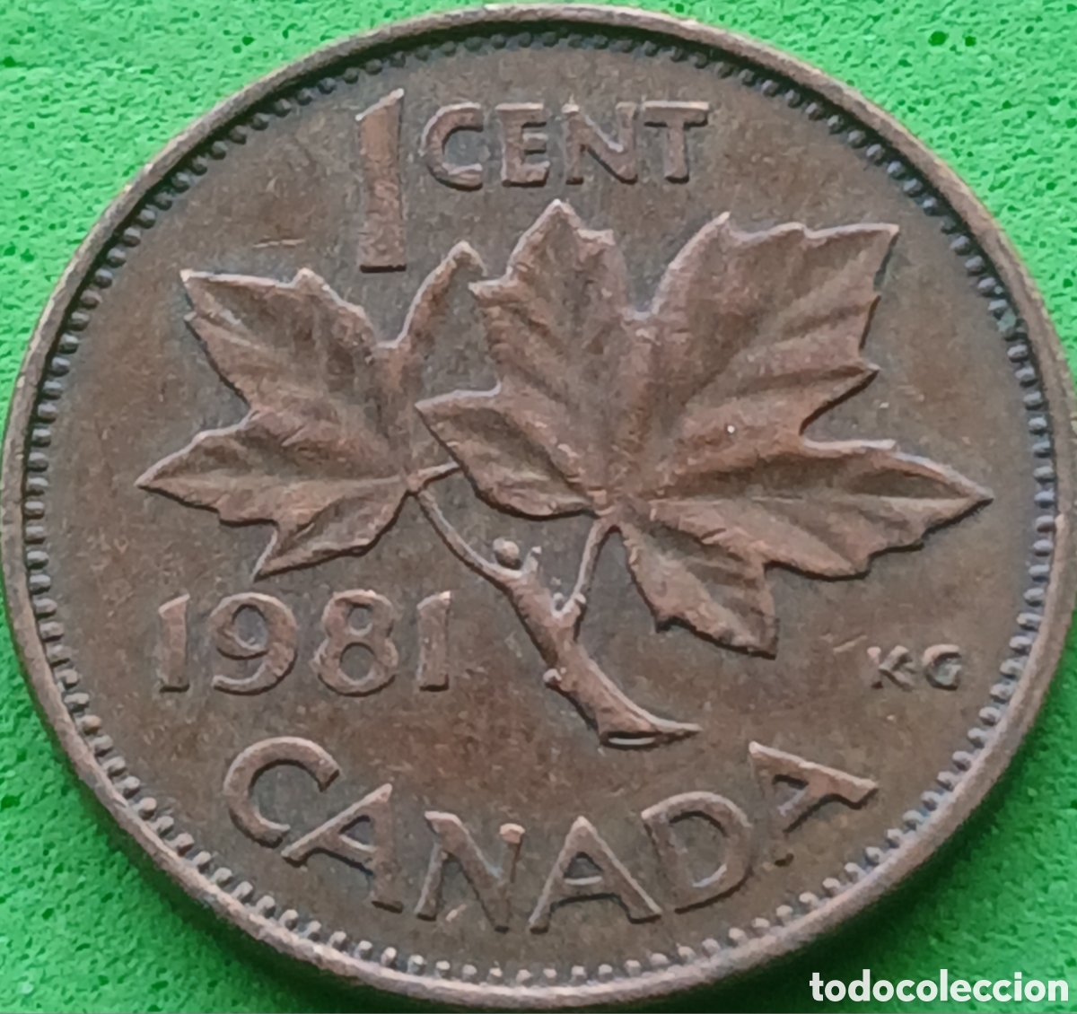 Monedas antiguas de Am&eacute;rica: Canad&aacute; 1 cent 1981 km#127