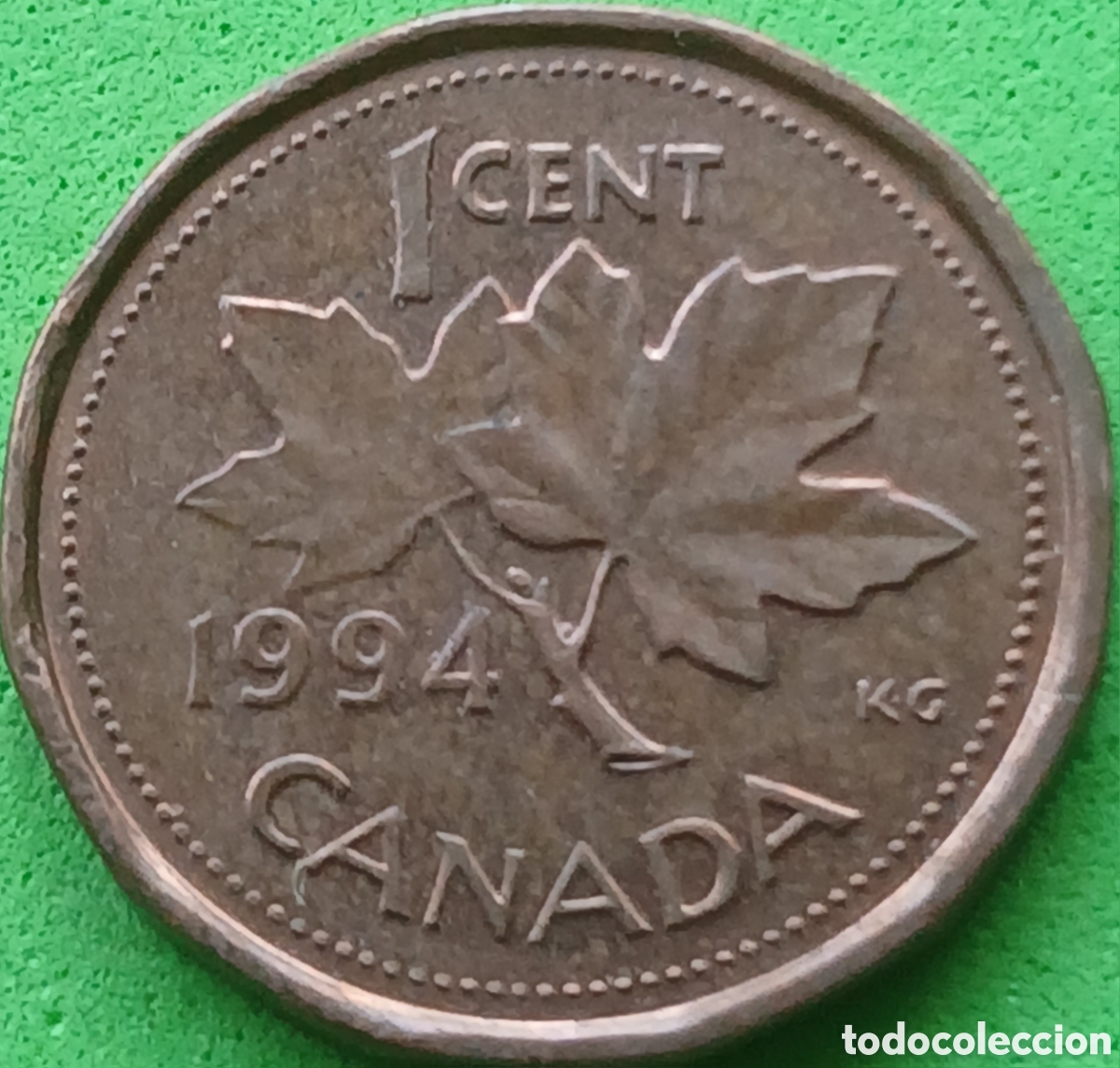 Monedas antiguas de Am&eacute;rica: Canad&aacute; 1 cent 1994 km#181