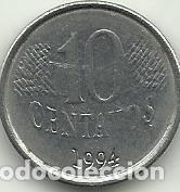 Monedas antiguas de Am&eacute;rica: BRASIL - 10 CENTAVOS - 1994 - FOTOS