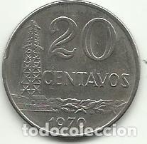 Monedas antiguas de Am&eacute;rica: BRASIL - 20 CENTAVOS - 1970 - FOTOS
