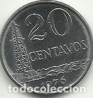 Monedas antiguas de Am&eacute;rica: BRASIL - 20 CENTAVOS - 1976 - FOTOS