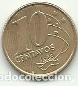 Monedas antiguas de Am&eacute;rica: BRASIL - 10 CENTAVOS - 1998 - FOTOS