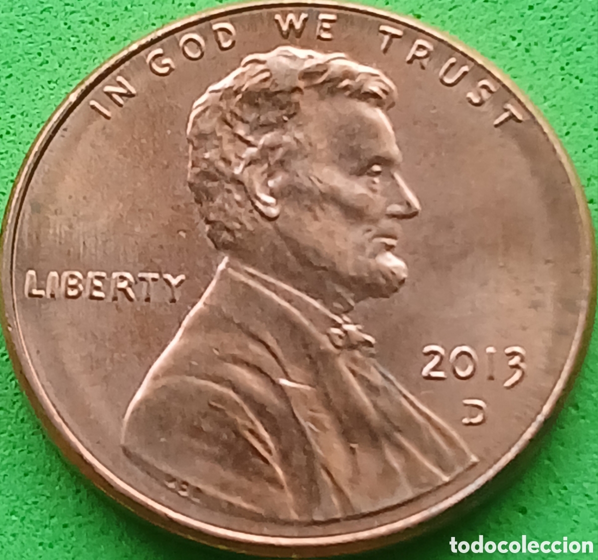 Monedas antiguas de Am&eacute;rica: USA one cent 2013 D km#468