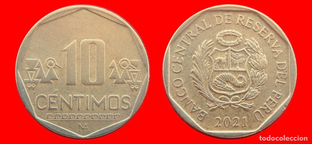 Monedas antiguas de Am&eacute;rica: 10 CENTIMOS 2021 PERU-154255