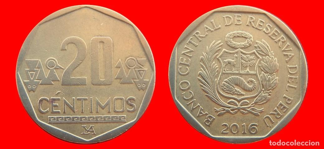 Monedas antiguas de Am&eacute;rica: 20 CENTIMOS 2016 PERU-154258