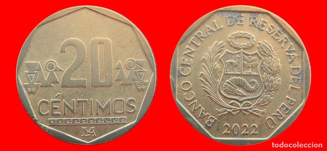 Monedas antiguas de Am&eacute;rica: 20 CENTIMOS 2022 PERU-154259