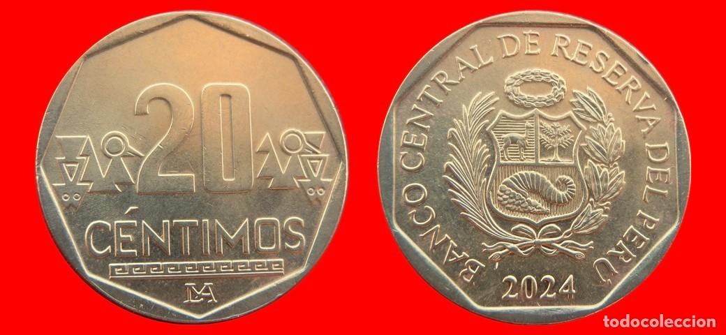 Monedas antiguas de Am&eacute;rica: 20 CENTIMOS 2024 PERU-154261