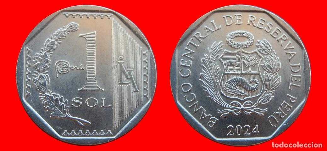 Monedas antiguas de Am&eacute;rica: 1 NUEVO SOL 2024 PERU-154264