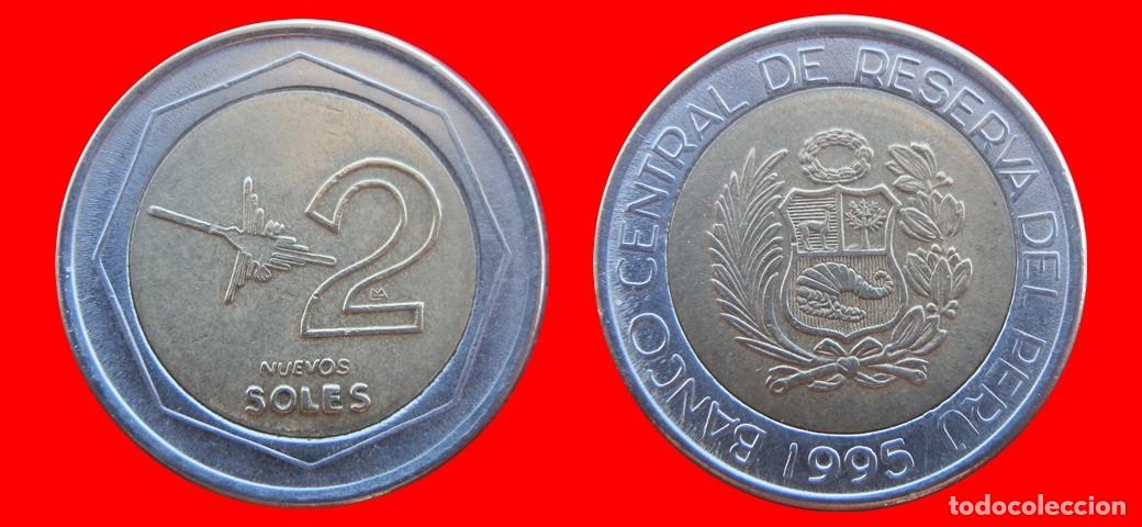 Monedas antiguas de Am&eacute;rica: 2 NUEVOS SOLES 1995 PERU-154265