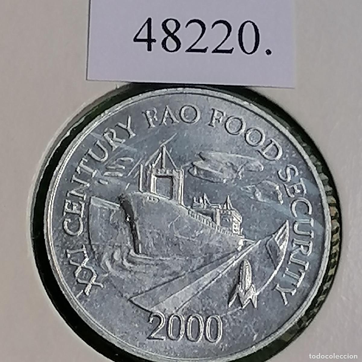 Monedas antiguas de Am&eacute;rica: Panama 1 centimo 2000, FAO