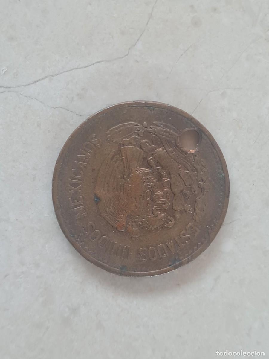 Monedas antiguas de Am&eacute;rica: Moneda 20 centavos M&eacute;xico 1954