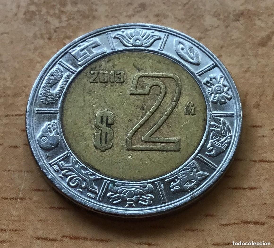 Monedas antiguas de Am&eacute;rica: 2 pesos de M&eacute;xico (M&eacute;jico). A&ntilde;o 2013
