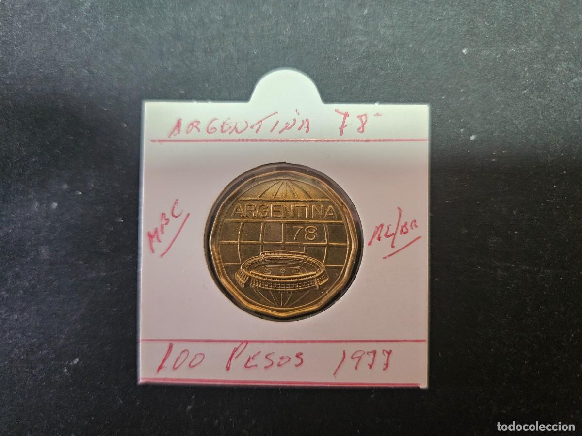 Monedas antiguas de Am&eacute;rica: ARGENTINA 100 PESOS 1977 MBC KM=77 (ALUMINIO-BRONCE) ARGENTINA 78